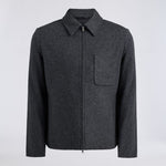 LTD RELEASE DOUBLE FACED MERINO WOOL CASHMERE SHIRT JACKET - US 5558