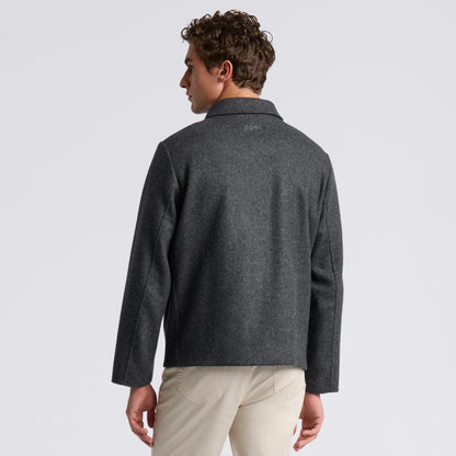 LTD RELEASE DOUBLE FACED MERINO WOOL CASHMERE SHIRT JACKET - US 5558