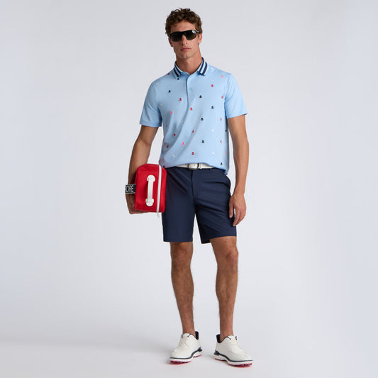 EMBROIDERED TECH JERSEY POLO - US 7316