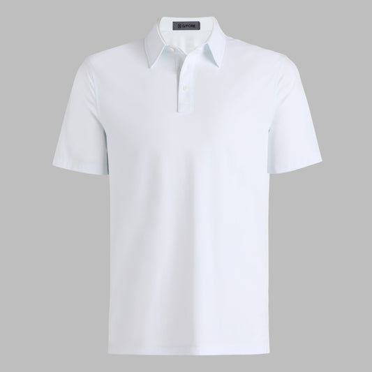 FINE STRETCH JACQUARD POLO - US 8891