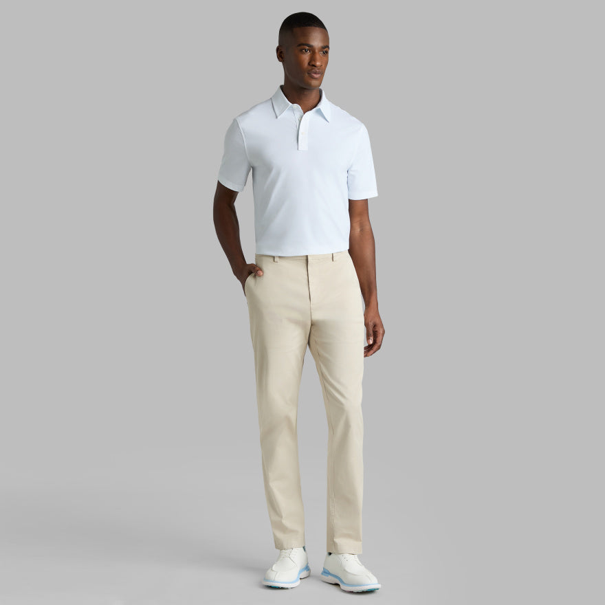 FINE STRETCH JACQUARD POLO - US 8891