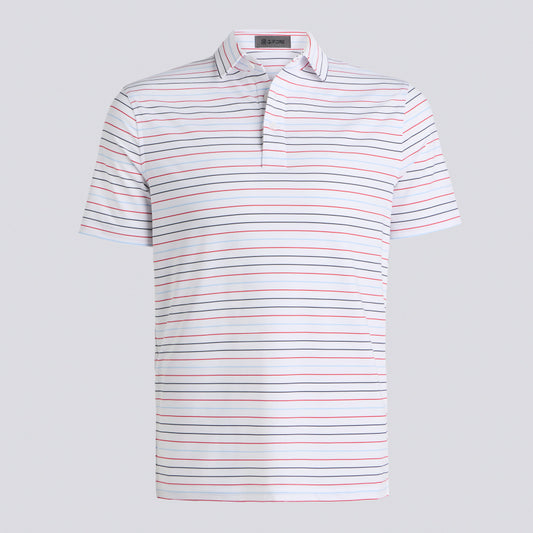 MULTI STRIPE TECH JERSEY POLO - US 8138