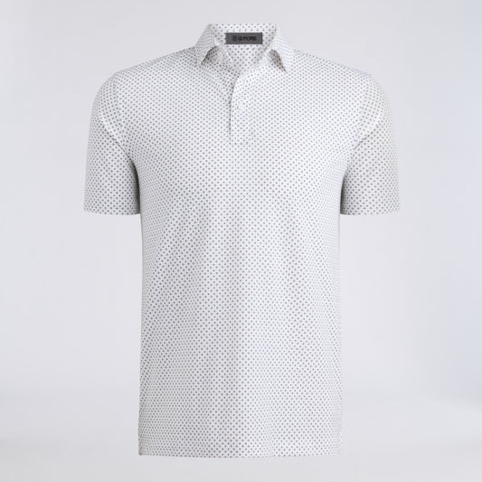 ALL PLAY FOULARD GEO STRETCH KNIT POLO - US 2977