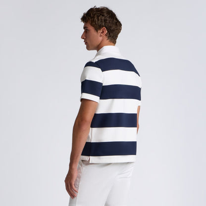 YARN DYE FRENCH TERRY RUGBY POLO - US 8917