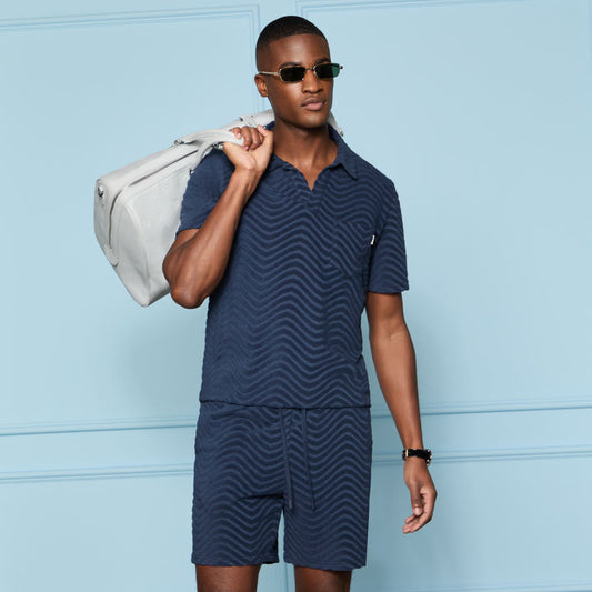 LTD RELEASE SWELL TERRY JACQUARD LOUNGE SHORT - US 3356