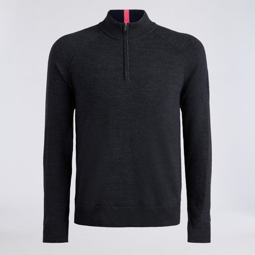 CIRCLE G MERINO WOOL 1/4 ZIP PULLOVER - US 6442