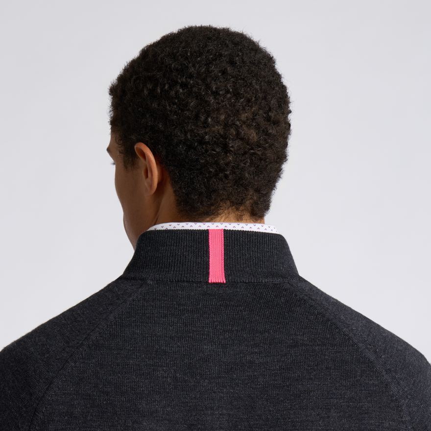 CIRCLE G MERINO WOOL 1/4 ZIP PULLOVER - US 6442
