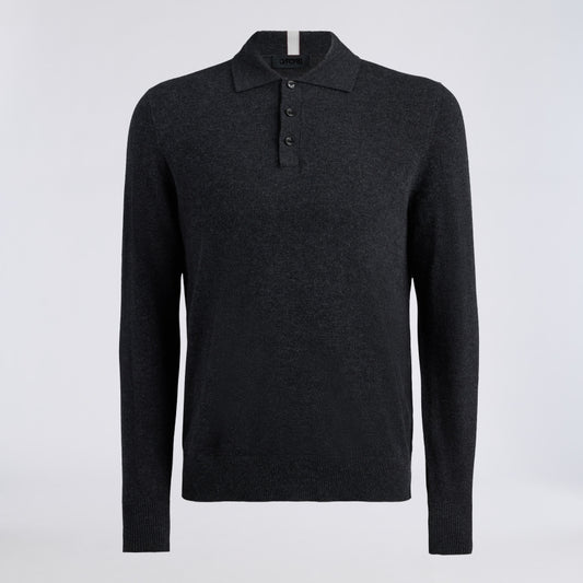 LTD RELEASE MONTAUK CASHMERE LONG SLEEVE POLO - US 1066