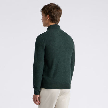 THE CLUB MERINO WOOL 1/4 ZIP SWEATER - US 3695