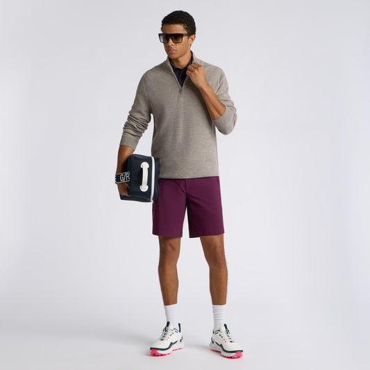 THE CLUB MERINO WOOL 1/4 ZIP SWEATER - US 8926