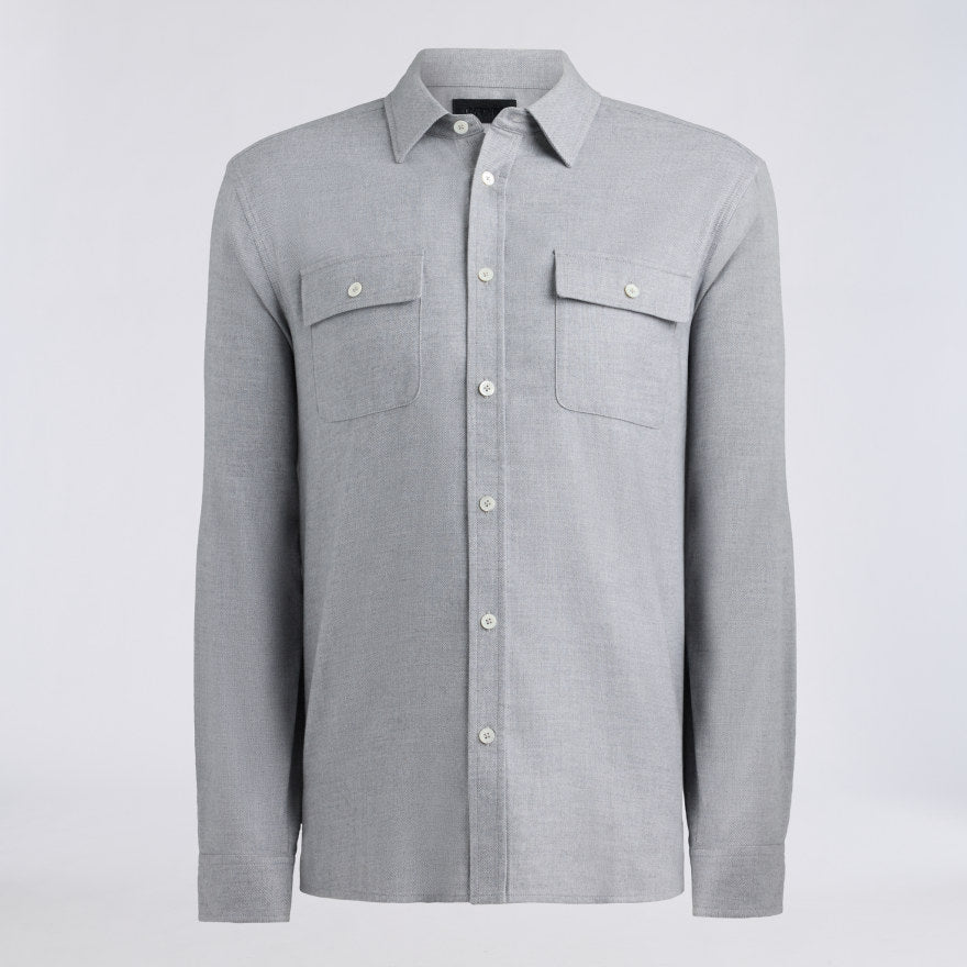 BRUSHED FLANNEL OVERSHIRT - US 2983