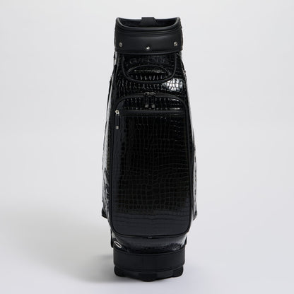 LTD RELEASE NOVELTY CROC-EMBOSSED LEATHER TOUR BAG - US 9178