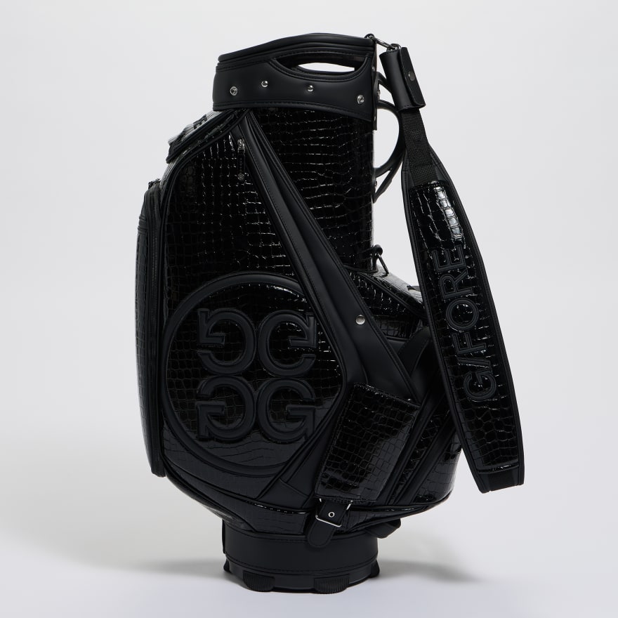 LTD RELEASE NOVELTY CROC-EMBOSSED LEATHER TOUR BAG - US 9178