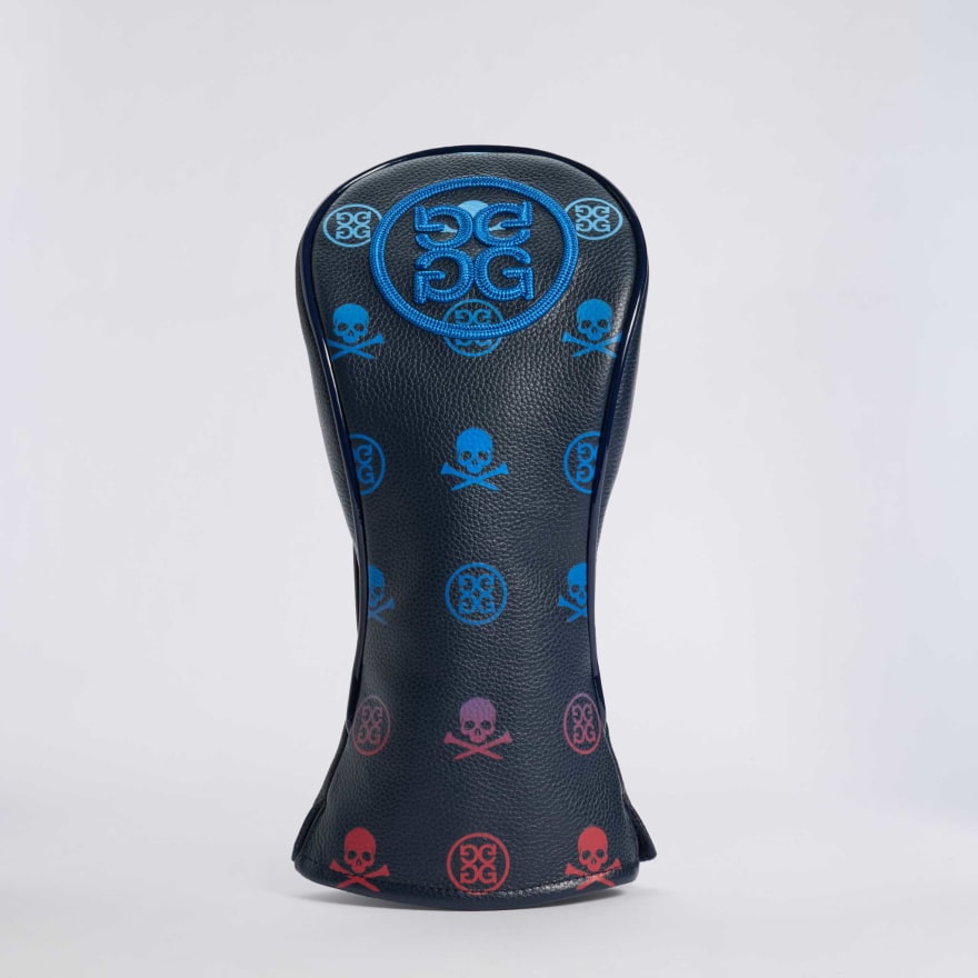 GRADIENT SKULL & TEES LEATHER 3-WOOD HEADCOVER - US 5425