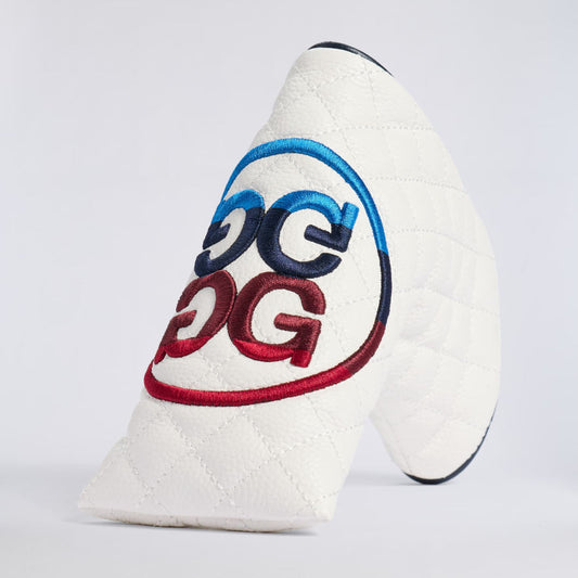 STRIPED CIRCLE G'S LEATHER BLADE HEADCOVER - US 7355