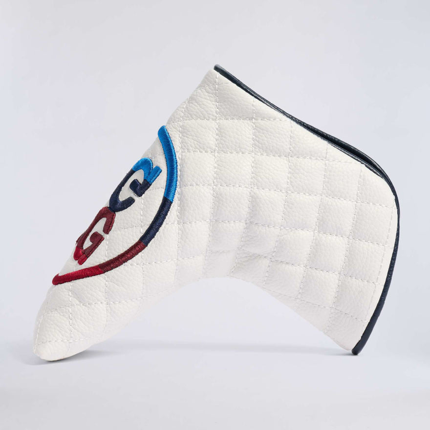 STRIPED CIRCLE G'S LEATHER BLADE HEADCOVER - US 7355