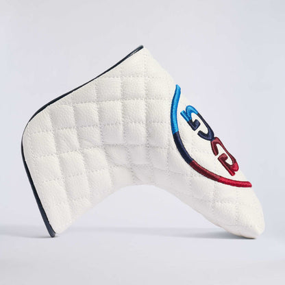 STRIPED CIRCLE G'S LEATHER BLADE HEADCOVER - US 7355