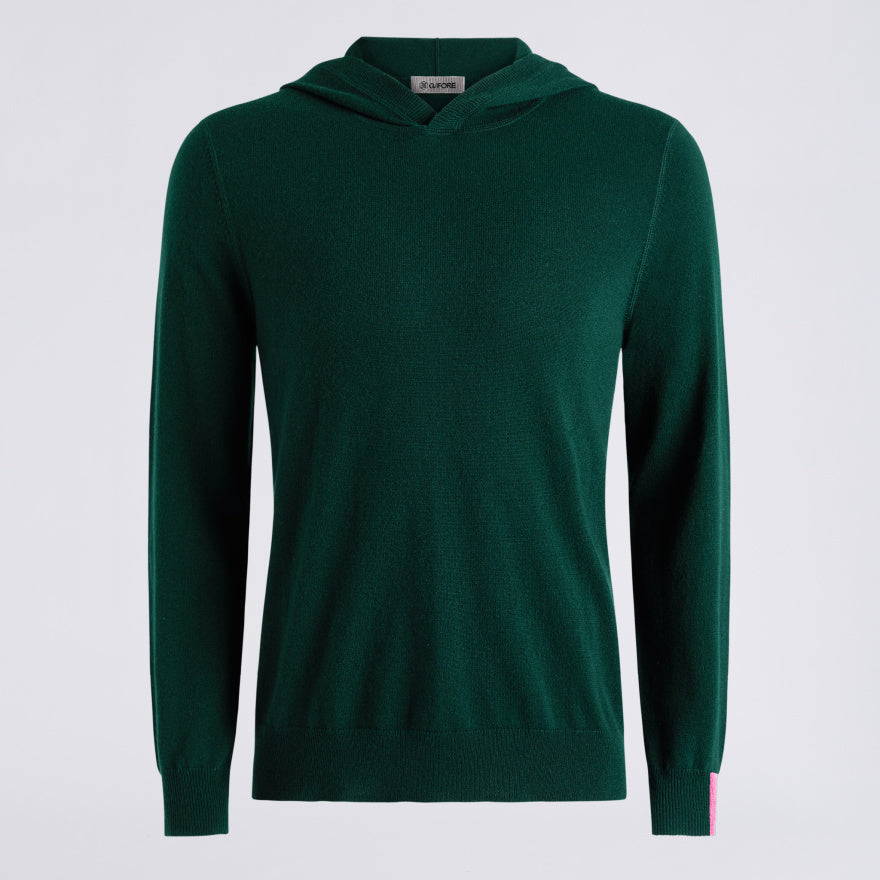 CASHMERE HOODED SWEATER - US 5545
