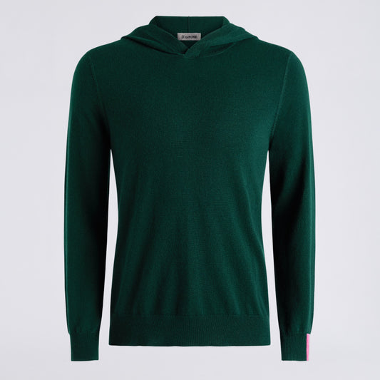 CASHMERE HOODED SWEATER - US 5545