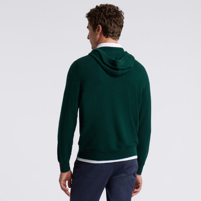 CASHMERE HOODED SWEATER - US 5545