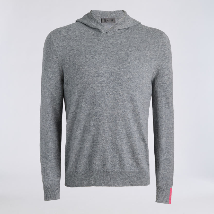 CASHMERE HOODED SWEATER - US 4915