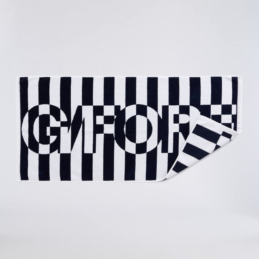 TRIPPY STRIPE GOLF TOWEL - US 7673